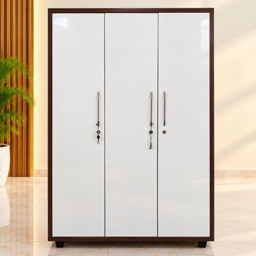 3-Door Wardrobe – Plain Design