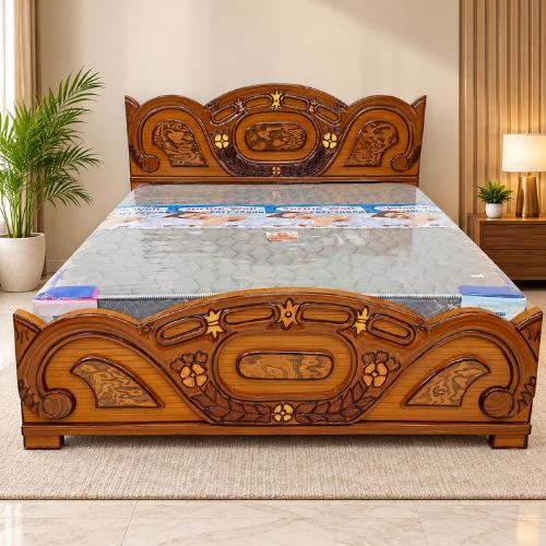 Royal Carved Cot & Bed